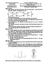 Đề thi tuyển sinh Lớp 10 THPT chuyên Nguyễn Trãi môn Hóa học - Năm học 2017-2018 - Sở GD & ĐT Hải Dương (Có đáp án)